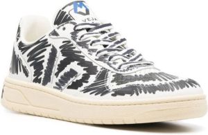 Marni logo-print lace-up sneakers White