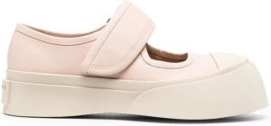 Marni logo touch-strap Mary Jane sneakers Pink