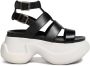 Marni open-toe platform sandals Black - Thumbnail 1