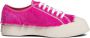 Marni Pablo calf-hair lace-up sneakers Pink - Thumbnail 1