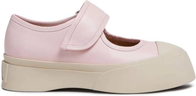 Marni Pablo leather Mary Janes Pink