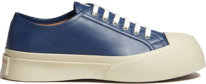 Marni Pablo low-top leather sneakers Blue