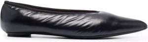 Marni pointed ballerina shoes Black