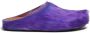Marni Fussbet Sabot calf-hair slippers Purple - Thumbnail 1