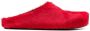 Marni Fussbet Sabot calf-hair slippers Red - Thumbnail 1