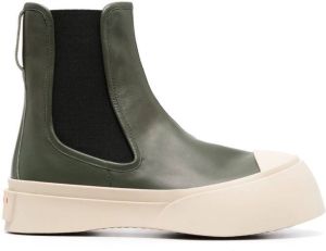 Marni slip-on ankle boots Green