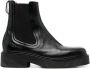 Marni square-toe leather boots Black - Thumbnail 1