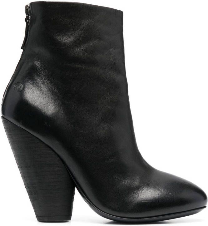 Marsèll 120mm leather ankle boots Black