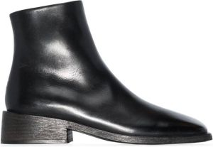 Marsèll 30mm square-toe ankle boots Black