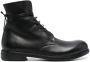 Marsèll 35mm lace-up leather boots Black - Thumbnail 1