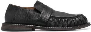 Marsèll Alluce grained leather loafers Black