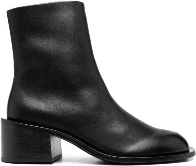 Marsèll Allucino 65mm leather boots Black