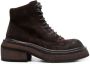 Marsèll ankle lace-up fastening boots Brown - Thumbnail 1