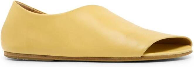 Marsèll Arsella cut-out leather sandals Yellow