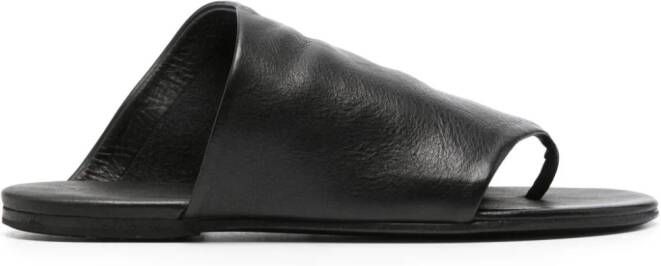 Marsèll Arsella leather flip-flops Black