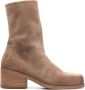 Marsèll block-heel suede ankle boots Brown - Thumbnail 1