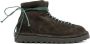 Marsèll Bullet 30mm suede lace-up ankle-boots Green - Thumbnail 1