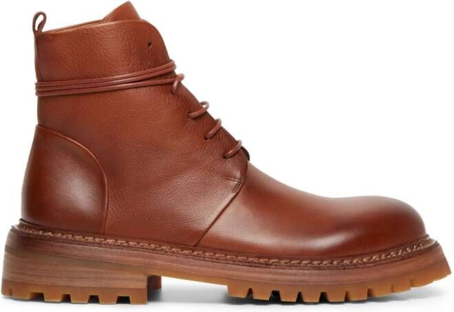 Marsèll Carrucola leather boots Brown