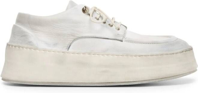Marsèll Cassapana leather Derby shoes White