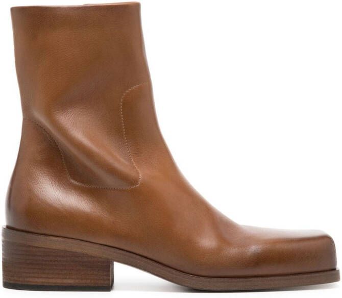 Marsèll Cassello 50mm leather boots Brown