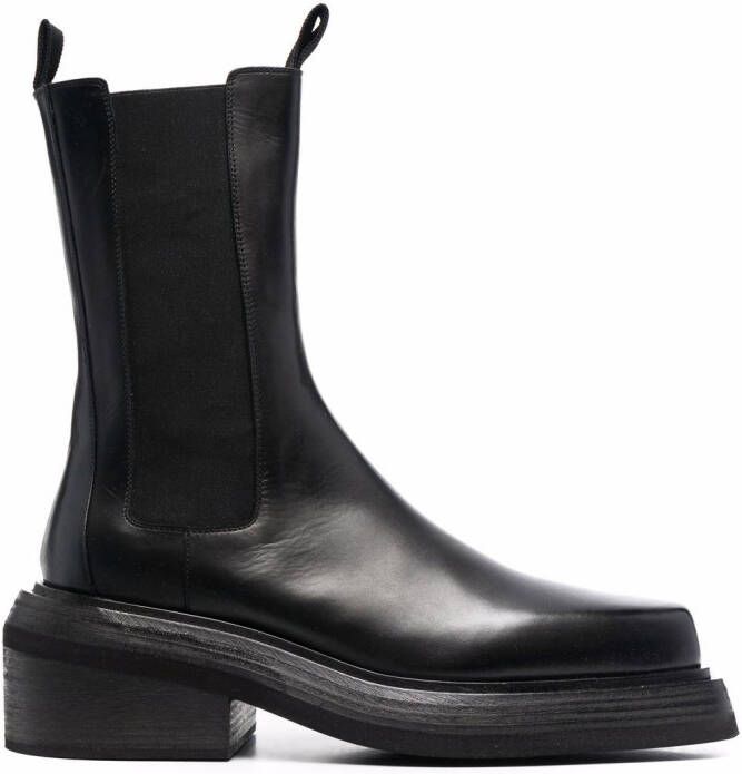 Marsèll Cassetto leather boots Black