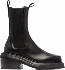 Marsèll Cassetto square-toe ankle boots Black