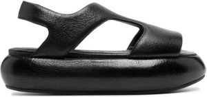 Marsèll chunky-bubble sole open toe sandals Black