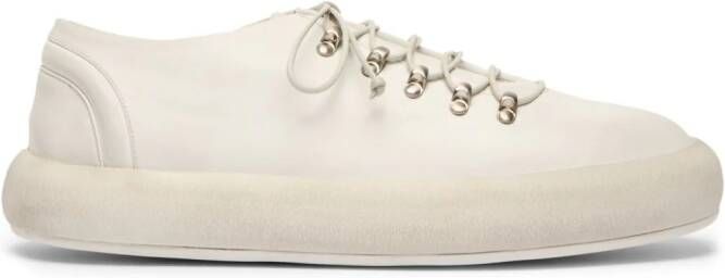 Marsèll chunky leather derby shoes White
