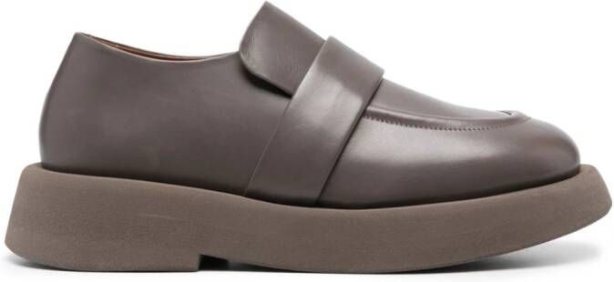 Marsèll chunky leather loafers Grey