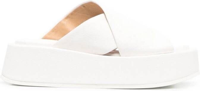 Marsèll chunky platform sandals White