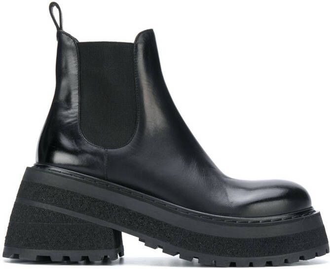 Marsèll chunky-sole chelsea boots Black