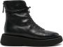 Marsèll chunky-sole leather boots Black - Thumbnail 1