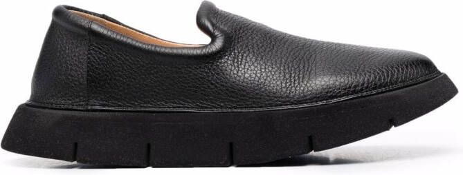 Marsèll chunky sole leather loafers Black