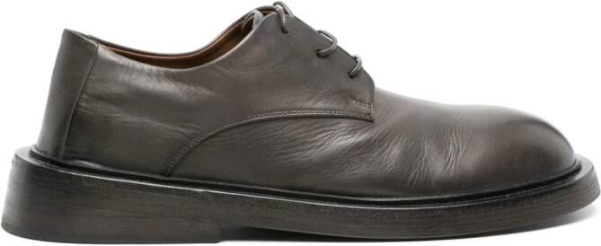 Marsèll Conca 40mm leather derby shoes Grey