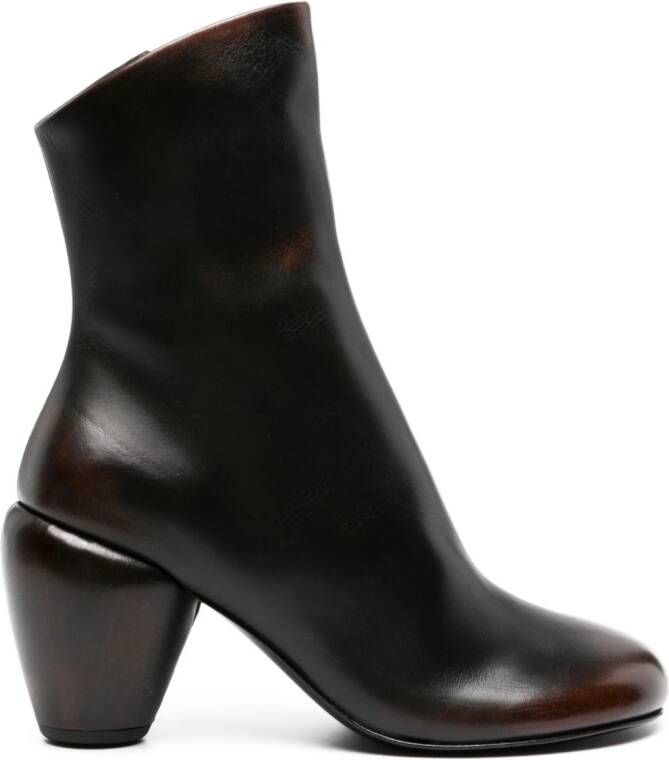 Marsèll Conotto 80mm leather boots Brown