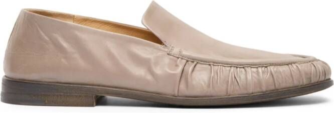 Marsèll crinkled-leather loafers Neutrals