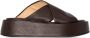 Marsèll crossover strap 50mm flatform sandals Brown - Thumbnail 1