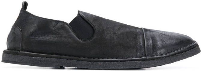 Marsèll distressed-effect slip-on loafers Black