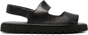 Marsèll double-strap leather sandals Black