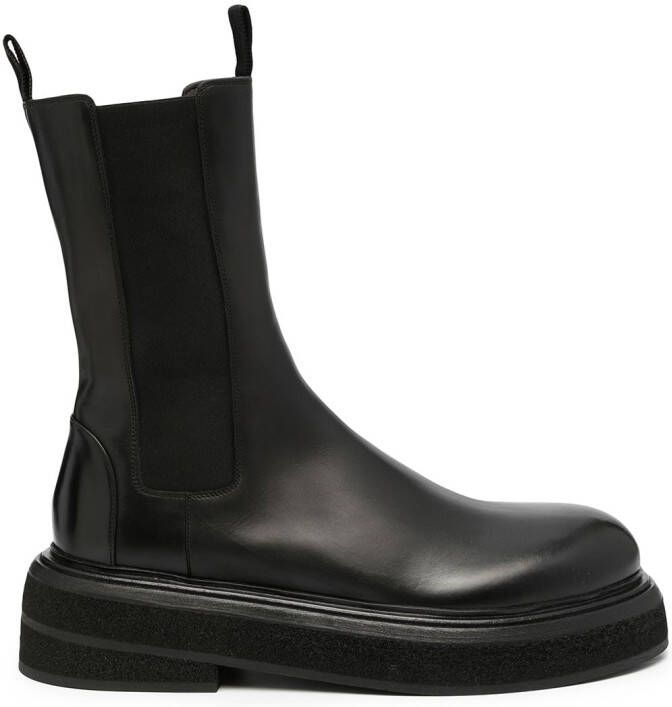 Marsèll elasticated side-panel boots Black