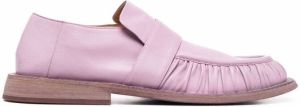 Marsèll Estiva ruched leather loafers Purple