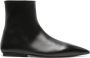 Marsèll flat leather boots Black - Thumbnail 1
