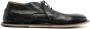 Marsèll flat-rounded lace-uo leather shoes Black - Thumbnail 1