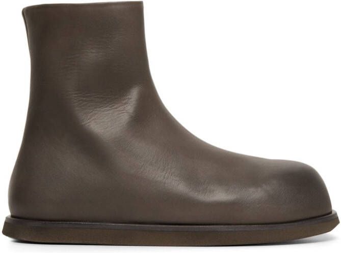 Marsèll Gigante leather ankle boots Brown