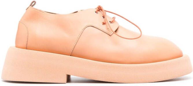 Marsèll Gommellone leather lace-up shoes Orange
