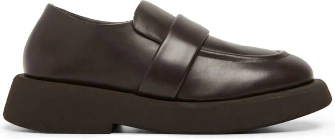 Marsèll Gommellone leather loafers Brown