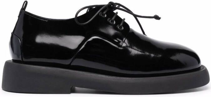 Marsèll high-shine lace-up leather shoes Black