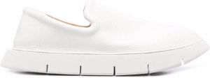 Marsèll Intagliata slip-on leather shoes White