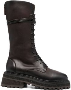 Marsèll knee-length lace-up boots Brown