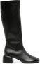 Marsèll knee-length leather boots Black - Thumbnail 1